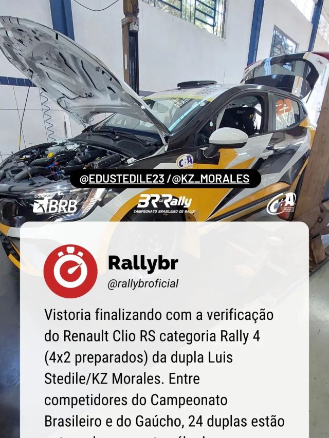 Vistoria Técnica – Rally Estação 2023